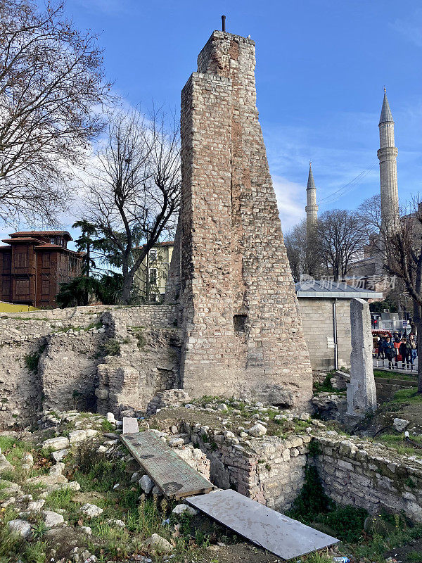 土耳其-伊斯坦布尔-苏丹哈梅特的Haji Agha Bashir喷泉